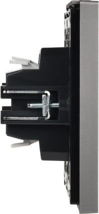 Изображение товара Выключатель IEK Forte&Piano FP-V14-0-10-1-K46 (стальной)