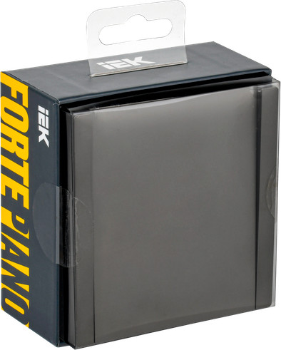 Изображение товара Выключатель IEK Forte&Piano FP-V14-0-10-1-K03 (серый)