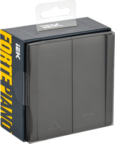 Изображение товара Выключатель IEK Forte&Piano FP-V15-0-10-1-K03 (серый)