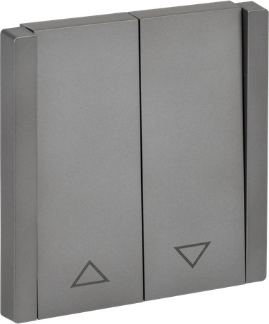 Изображение товара Выключатель IEK Forte&Piano FP-V15-0-10-1-K46 (стальной)