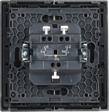 Изображение товара Выключатель IEK Forte&Piano FP-V15-0-10-1-K46 (стальной)