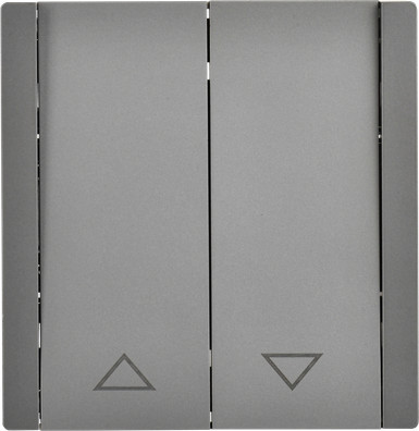 Изображение товара Выключатель IEK Forte&Piano FP-V15-0-10-1-K46 (стальной)