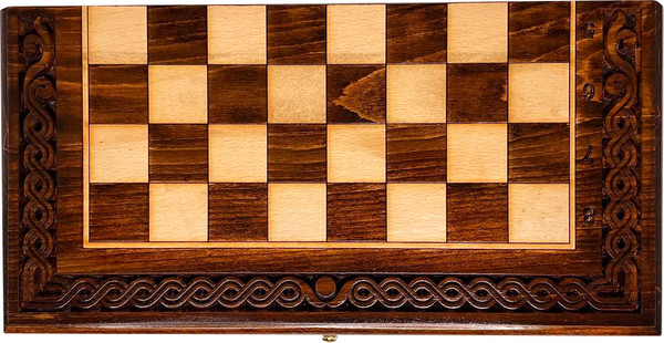 Изображение товара Набор настольных игр Ustyan Лоза 40 Шахматы, нарды / GU110-4