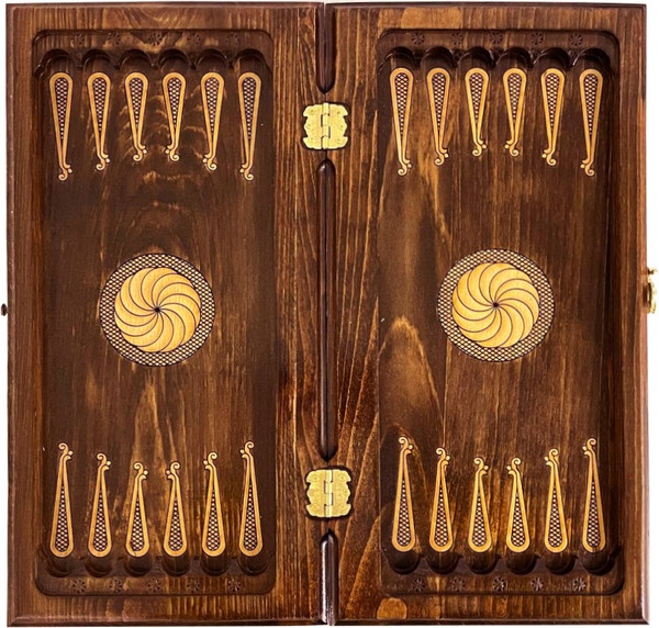 Изображение товара Набор настольных игр Ustyan Лоза 40 Шахматы, нарды / GU110-4