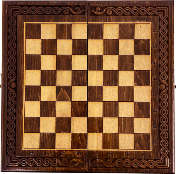 Изображение товара Набор настольных игр Ustyan Лоза 40 Шахматы, нарды / GU110-4