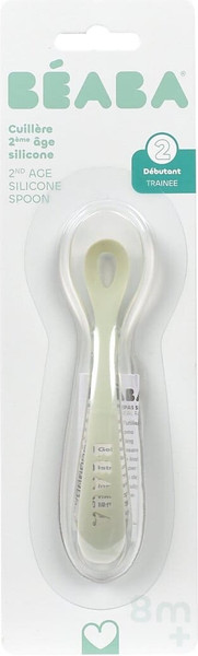 Изображение товара Ложка для кормления Beaba 2nd Age Silic Spoon 913627 (Mist Green)