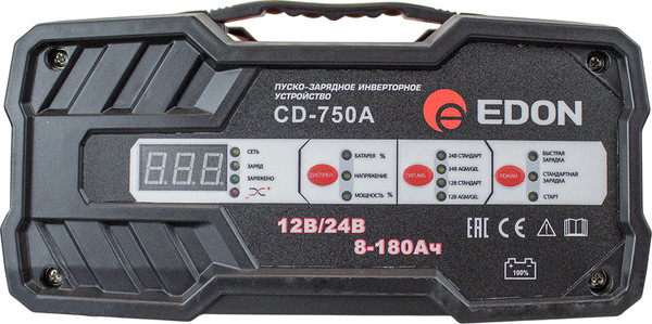 Изображение товара Пуско-зарядное устройство Edon CD-750A