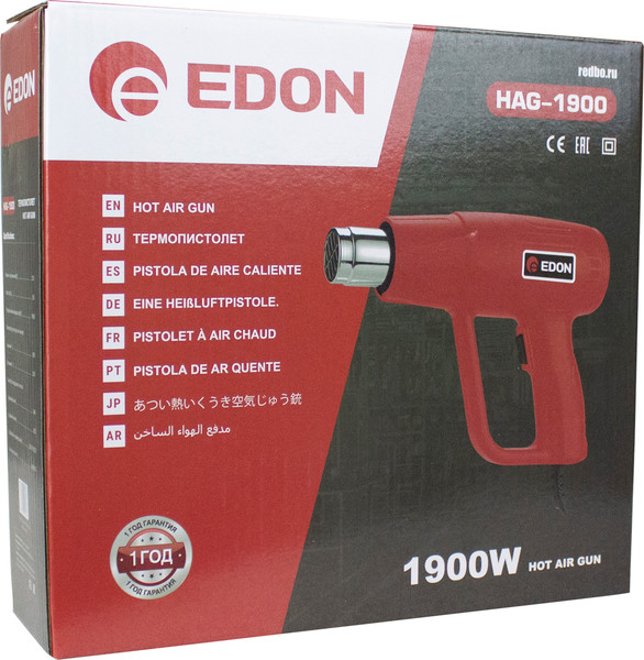 Изображение товара Строительный фен Edon HAG-1900