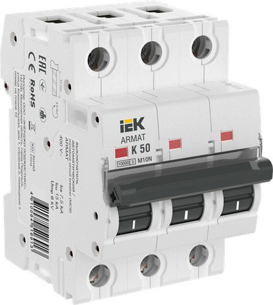 Изображение товара Выключатель автоматический IEK Armat AR-M10N-3-K050