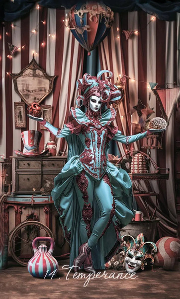 Изображение товара Гадальные карты Lo Scarabeo Таро Венецианского Цирка (9785919375845)