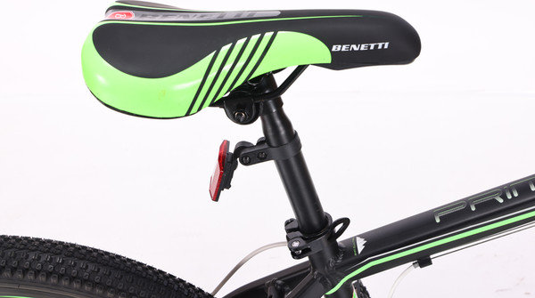 Изображение товара Велосипед BENETTI Prime 29 (18, матовый черный/зеленый)