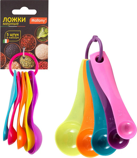 Изображение товара Ложка мерная Mallony 03955 (5шт)