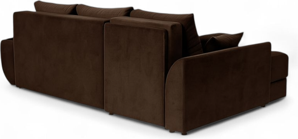 Изображение товара Диван угловой Sundays Home Нью-Йорк (велюр коричневый)