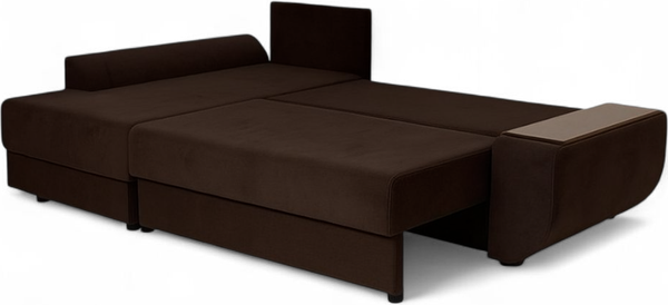 Изображение товара Диван угловой Sundays Home Нью-Йорк (велюр коричневый)