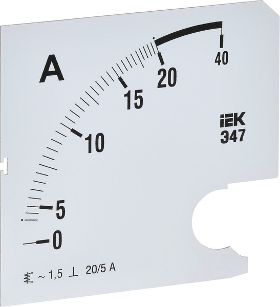 Изображение товара Шкала для амперметра IEK IPA20D-SC-0020