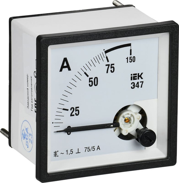 Изображение товара Амперметр IEK IPA10-6-0075-E