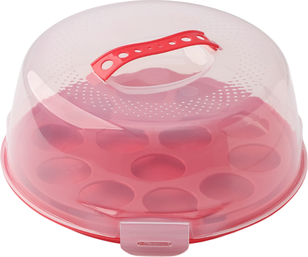 Изображение товара Емкость для хранения выпечки Доляна 2466016 (красный)