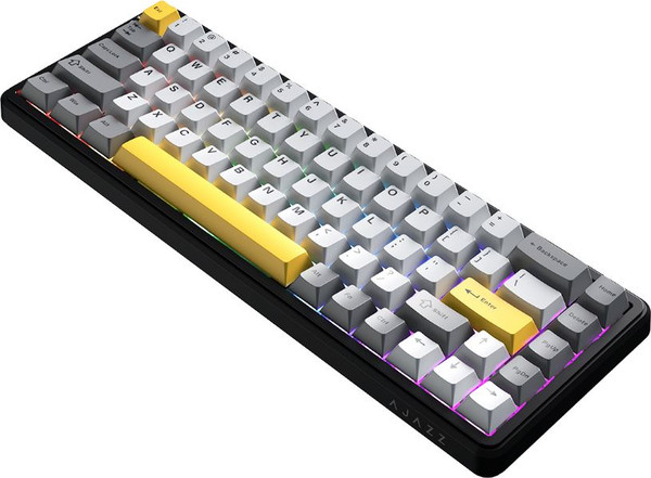 Изображение товара Клавиатура Ajazz AK680 MAX (8+1K) (черный/серый/желтый)