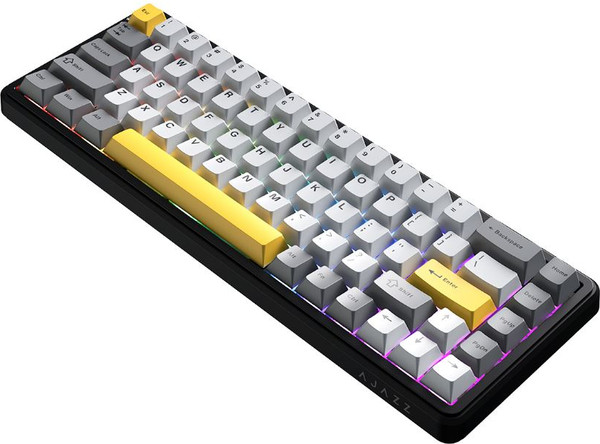 Изображение товара Клавиатура Ajazz AK680 MAX (черный/серый/желтый)