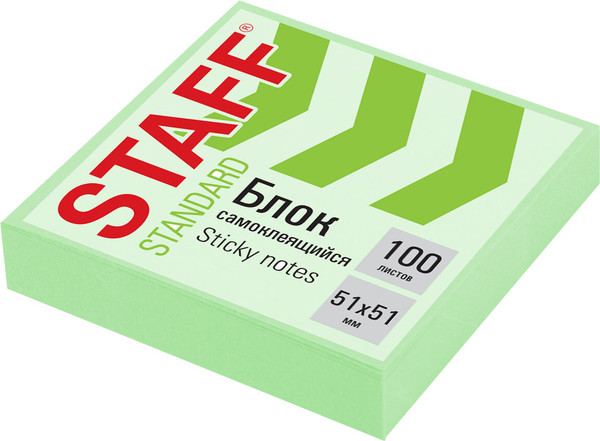 Изображение товара Стикеры канцелярские Staff Standard / 116579 (зеленый)