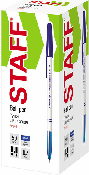 Изображение товара Ручка шариковая Staff Офисная / 142286 (синий)