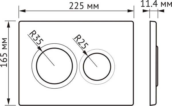 Изображение товара Унитаз подвесной с инсталляцией Berges Ventas Rimless + Visam Slim 525 / EX-043241 (с сиденьем)