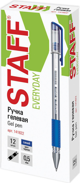 Изображение товара Ручка гелевая Staff Everyday / 141822 (синий)
