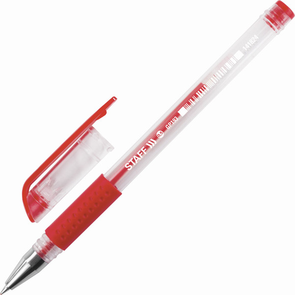 Изображение товара Ручка гелевая Staff Everyday / 141824 (красный)