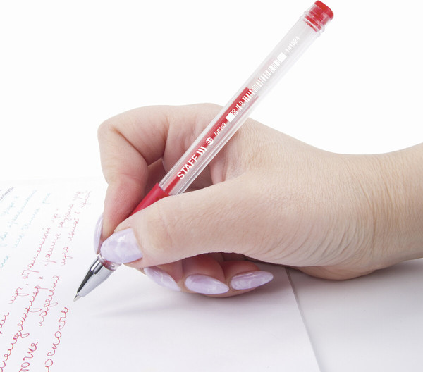 Изображение товара Ручка гелевая Staff Everyday / 141824 (красный)