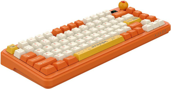 Изображение товара Клавиатура Ajazz AK820 MAX (оранжево-белая тема)
