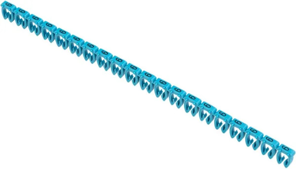 Изображение товара Маркер кабельный IEK МКН-2.5мм2 "6" / UMK02-02-6 (1000шт, голубой)