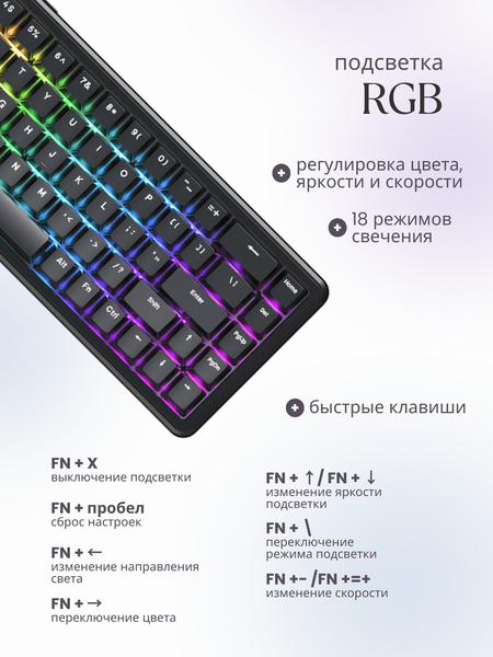 Изображение товара Клавиатура Ajazz AK680 MAX (черный)