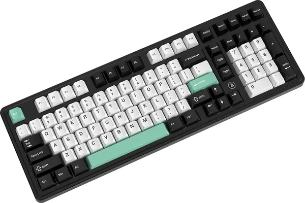 Изображение товара Клавиатура Ajazz AK980 V2 (черный/белый/бирюзовый)