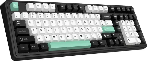 Изображение товара Клавиатура Ajazz AK980 V2 (черный/белый/бирюзовый)