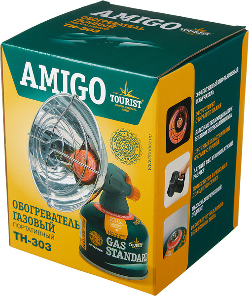 Изображение товара Обогреватель газовый для палатки Tourist Amigo TH-303