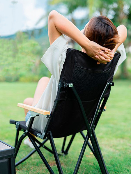 Изображение товара Кресло складное Happy Home HH-058 (черный)