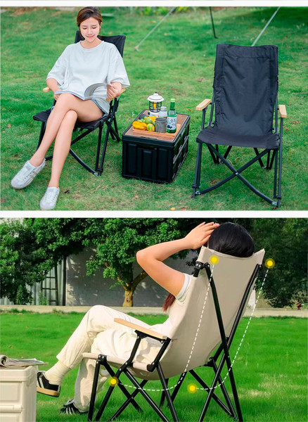 Изображение товара Кресло складное Happy Home HH-058 (черный)