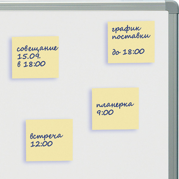 Изображение товара Стикеры канцелярские Staff Standard / 116577 (желтый)