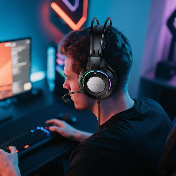 Изображение товара Наушники-гарнитура Borofone BO112 (черный)