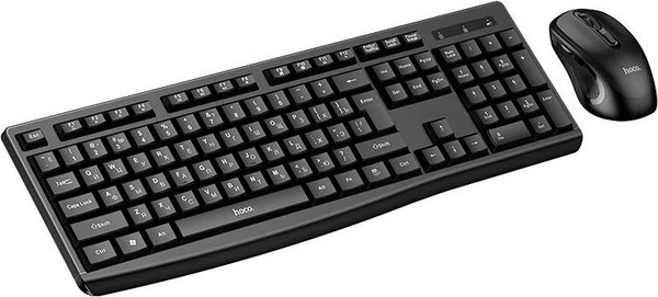 Изображение товара Комплект клавиатура и мышь Hoco DI94 (черный)