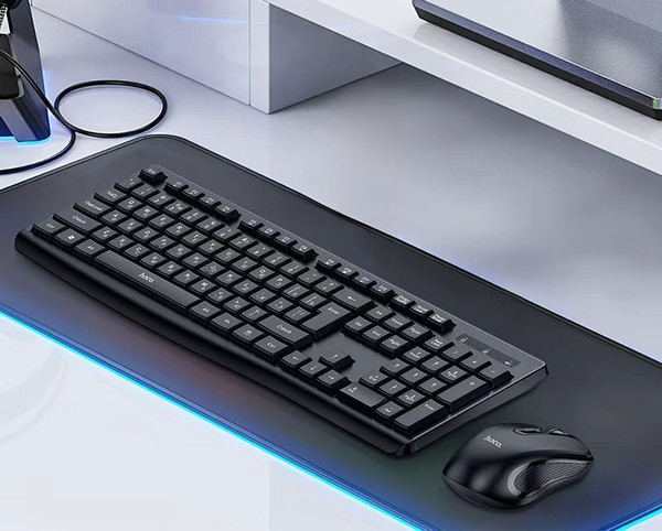 Изображение товара Комплект клавиатура и мышь Hoco DI94 (черный)