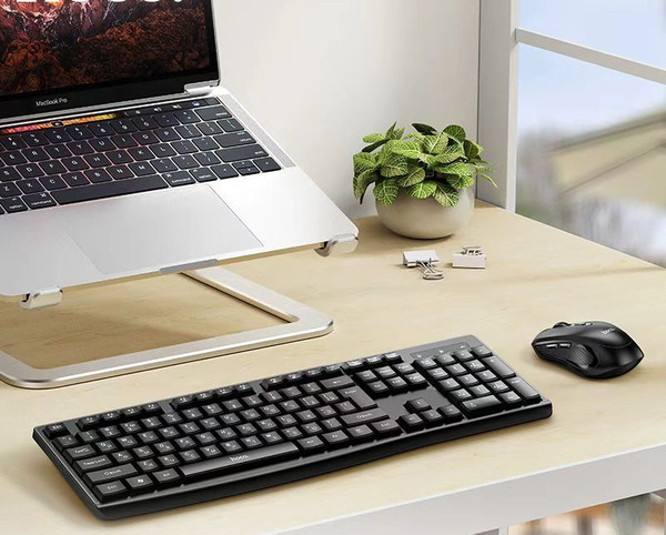 Изображение товара Комплект клавиатура и мышь Hoco DI94 (черный)