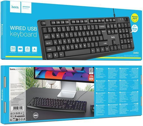 Изображение товара Клавиатура Hoco GM60 (черный)