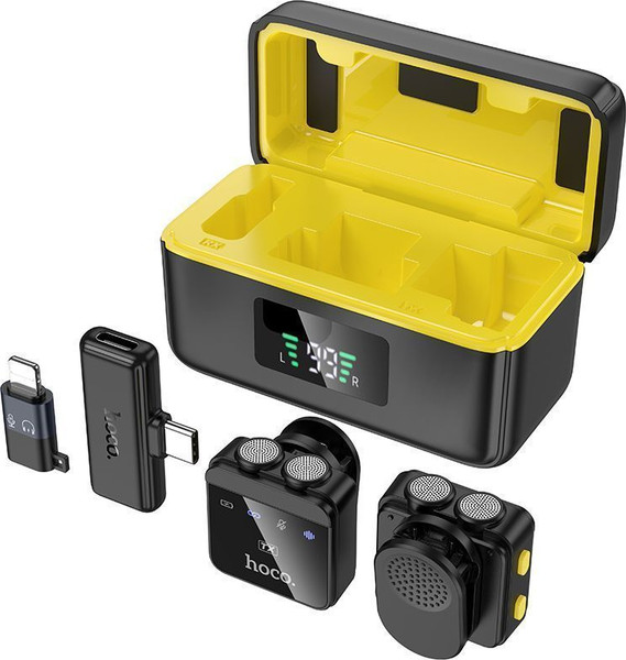 Радиосистема микрофонная Hoco L17 (черный)