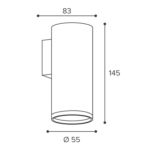 Изображение товара Бра Wolta WSL-GU10/W14B