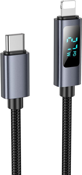 Изображение товара Кабель Hoco X112 Type-C to Lightning (1м, черный)