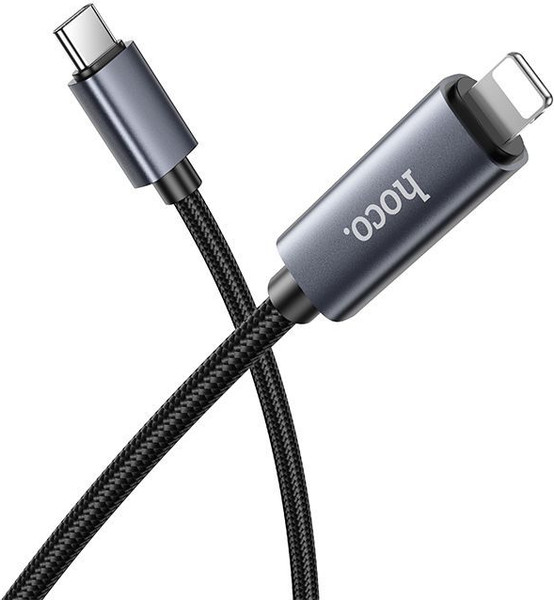 Изображение товара Кабель Hoco X112 Type-C to Lightning (1м, черный)