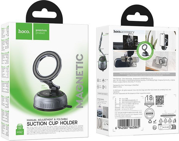 Изображение товара Держатель для смартфонов Hoco H92 (черный)