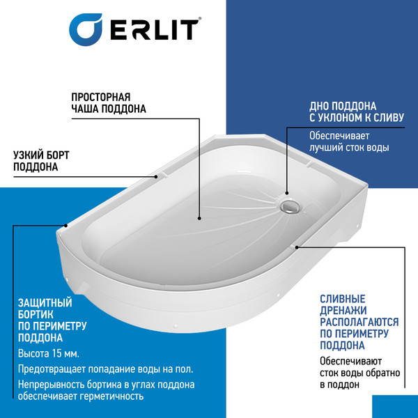 Изображение товара Душевая кабина Erlit ER351226L-C2-RUS