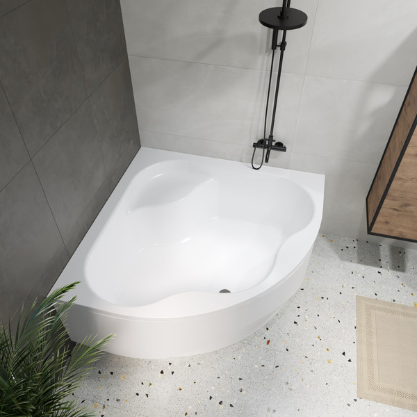 Изображение товара Ванна акриловая Lauter Majestica 150x150 / 21040150 (с ножками и сифоном 21Y32000 хром)